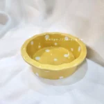 韓式可愛波點花邊陶瓷小碗 • 寵物貓咪狗狗碗：圖片 9