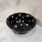 韓式可愛波點花邊陶瓷小碗 • 寵物貓咪狗狗碗：圖片 6