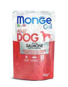 MONGE瑪恩吉 • Grill炙燒肉塊無穀主食犬餐包 • 100g狗狗餐包罐頭：圖片 5