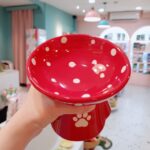 日系圓口波點增高護頸碗 • 寵物貓咪狗狗碗：圖片 5