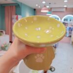 日系圓口波點增高護頸碗 • 寵物貓咪狗狗碗：圖片 8