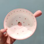 草莓碗盤套組 • 寵物貓咪狗狗碗：圖片 4