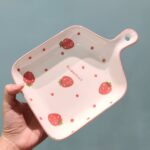 草莓碗盤套組 • 寵物貓咪狗狗碗：圖片 3