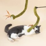 絨毛蛇蛇逗貓棒 • 貓咪玩具：圖片 3