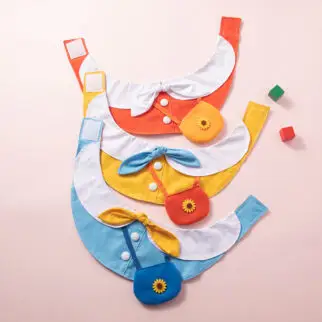 花花幼稚園領巾 • 狗狗貓咪寵物項鍊圍巾