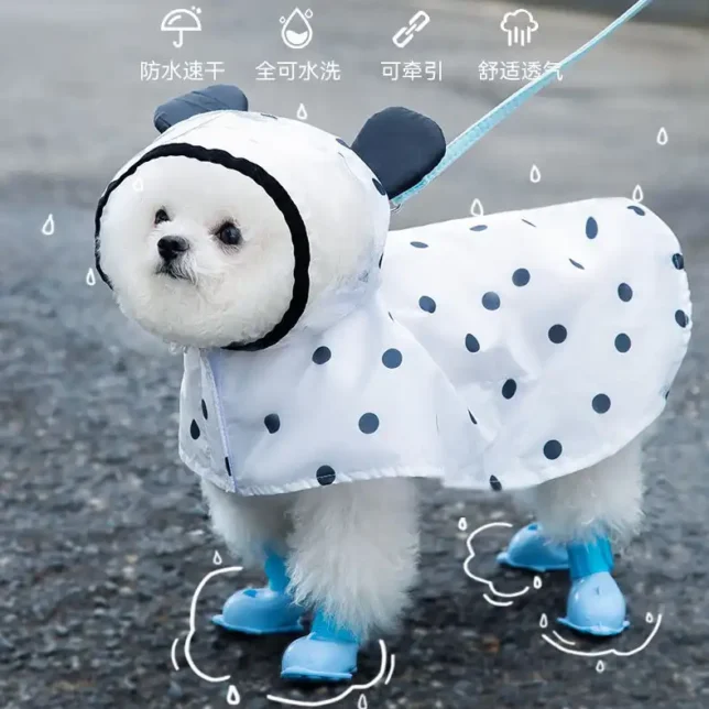 斗篷寵物雨衣 • 寵物外出防髒雨衣