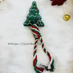 聖誕節吊飾繩結玩具 • 寵物磨牙玩具幼犬狗狗玩具：圖片 3