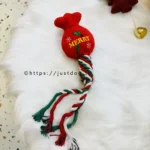 聖誕節吊飾繩結玩具 • 寵物磨牙玩具幼犬狗狗玩具：圖片 5