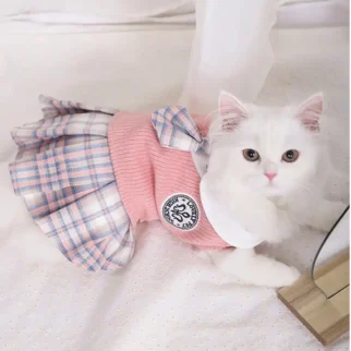 可愛制服裙•狗狗貓咪寵物衣服