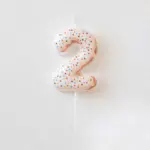 大甜甜圈數字蠟燭•生日蠟燭：圖片 4