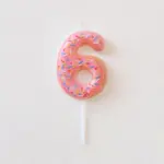 大甜甜圈數字蠟燭•生日蠟燭：圖片 8
