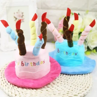 金燦蠟燭生日帽 • 慶生帽子