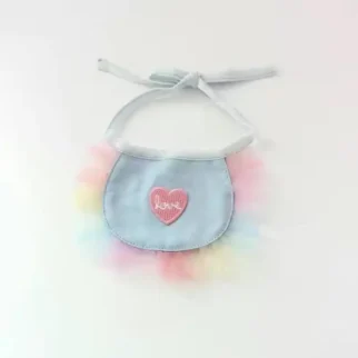 粉彩愛心領巾 • 口水巾圍巾飾品