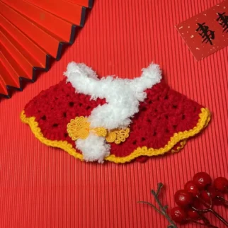 如意金邊披肩•春節過年限定領巾項鍊項圈