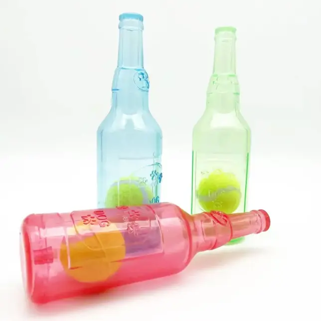 酒瓶TPR啃咬玩具•發聲造型玩具