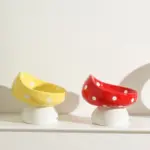 蘑菇陶瓷碗•增高護頸碗：圖片 2