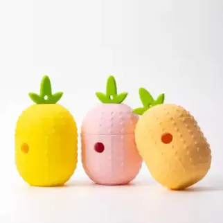 鳳梨球漏食玩具 • 藏食玩具