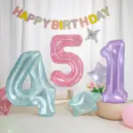 32吋果凍數字氣球• Happy Birthday 慶生 過生日