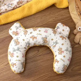 小熊印花U型枕 • 枕頭陪伴玩具