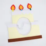不織布生日面具頭套：圖片 2