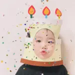 不織布生日面具頭套