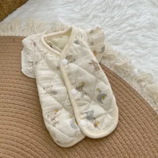 寶寶兔飛袖棉紗背心•T恤衣服