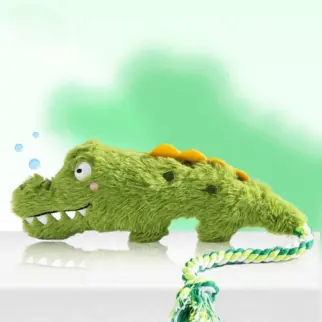 棉質繩結動物玩偶