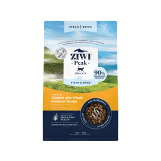 ZIWI巔峰 • 貓咪微蒸乾式熟成鮮肉糧 • 放牧雞鯖魚