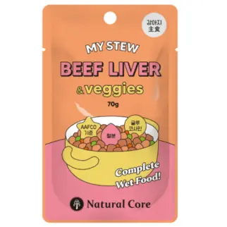 營養燉肉主食餐包-牛肉蔬菜70g • 韓國Natural Core