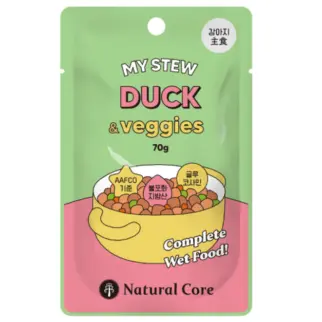 營養燉肉主食餐包-鴨肉蔬菜70g • 韓國Natural Core