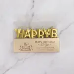 Happy Birthday生日蠟燭(金款) • 慶生 紀念日：圖片 4
