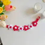 六朵花針織領巾 • 項鍊項圈：圖片 7