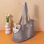 簡約網眼透氣手提側背包•外出包