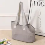 簡約網眼透氣手提側背包•外出包：圖片 4