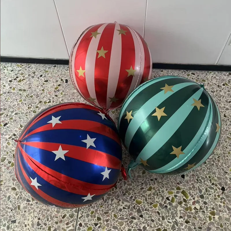 22吋條紋星星氣球 • 生日派對氣球 - Image 4