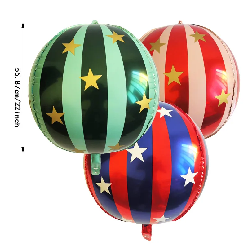22吋條紋星星氣球 • 生日派對氣球 - Image 5