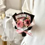 口袋迷你玫瑰仿真花束 • 生日禮物：圖片 5