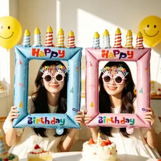 相框印花氣球 • 生日派對道具