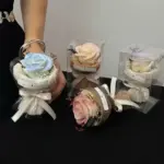 口袋迷你玫瑰仿真花束 • 生日禮物：圖片 2